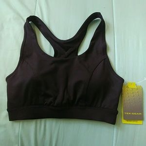 Black sports bra